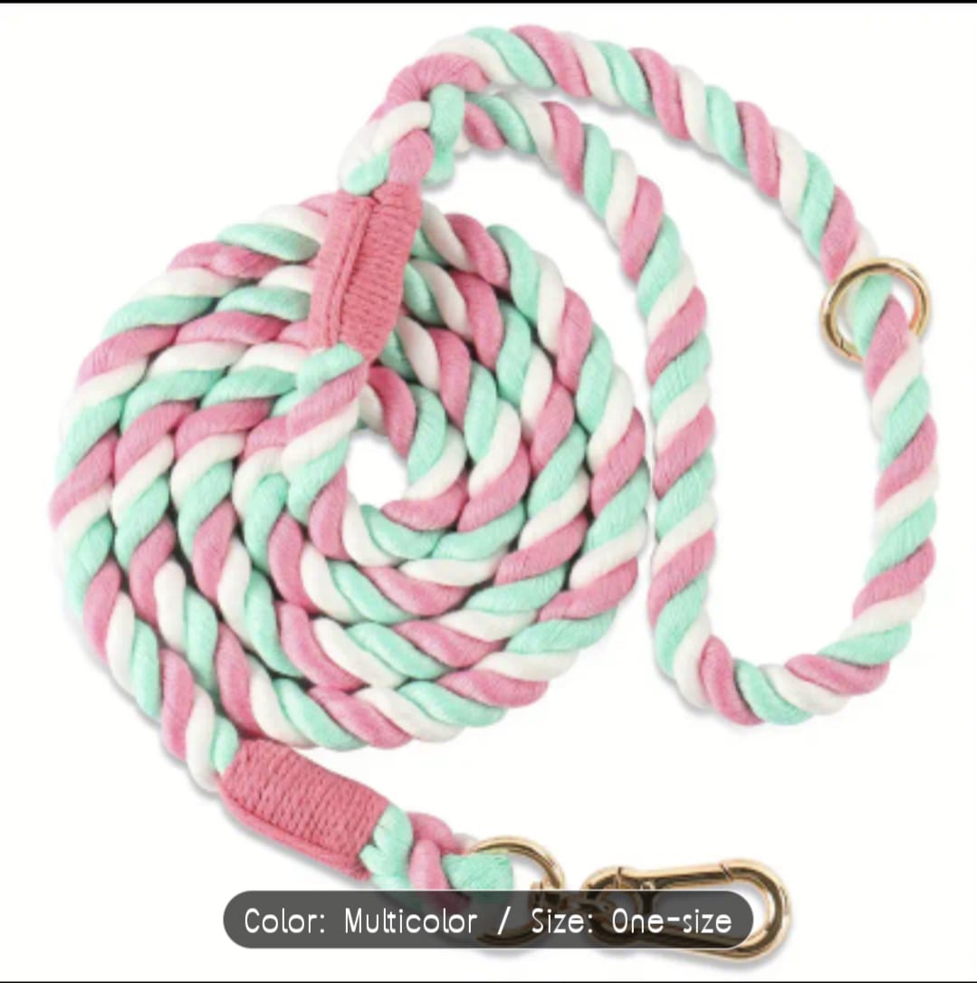 Strong & Stylish Braided Rope Dog Leash