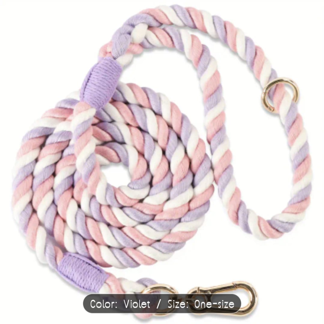 Strong & Stylish Braided Rope Dog Leash
